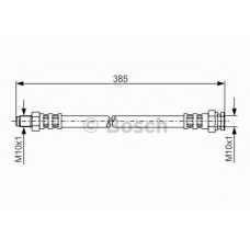 1 987 481 018 BOSCH Тормозной шланг