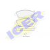 181526 ICER Комплект тормозных колодок, дисковый тормоз
