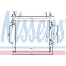 64661 NISSENS Радиатор, охлаждение двигателя