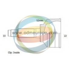 12-231320 ODM-MULTIPARTS Шарнирный комплект, приводной вал