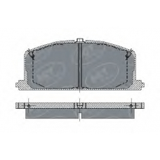 SP 118 PR SCT Комплект тормозных колодок, дисковый тормоз
