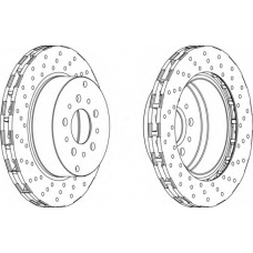 DDF1075 FERODO Тормозной диск