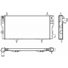 RA0070021 J. DEUS Радиатор, охлаждение двигателя