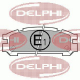 LP814<br />DELPHI<br />Комплект тормозных колодок, дисковый тормоз