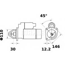 MS 79 MAHLE Стартер