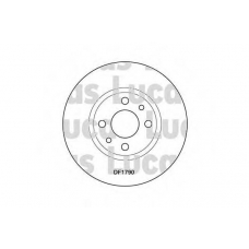 DF1790 TRW Тормозной диск