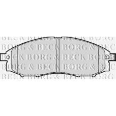 BBP1922 BORG & BECK Комплект тормозных колодок, дисковый тормоз