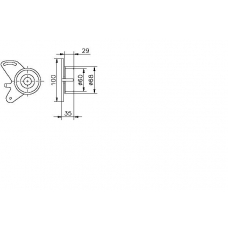 TKR 9059 TIMKEN Натяжной ролик, ремень грм