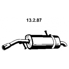 13.2.87 EBERSPACHER Глушитель выхлопных газов конечный