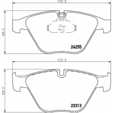 8DB 355 013-931 HELLA PAGID Комплект тормозных колодок, дисковый тормоз