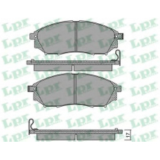 05P1406 LPR Комплект тормозных колодок, дисковый тормоз
