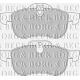 BBP1614 BORG & BECK Комплект тормозных колодок, дисковый тормоз