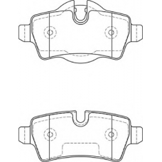 DBP211975 DURON Комплект тормозных колодок, дисковый тормоз