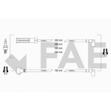 85410 FAE Комплект проводов зажигания