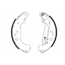 8DB 355 020-091 HELLA PAGID Комплект тормозных колодок