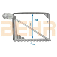 7401193 BEHR Evaporator