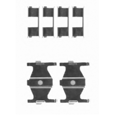 8DZ 355 204-191 HELLA PAGID Комплектующие, колодки дискового тормоза