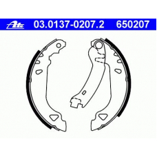03.0137-0207.2 ATE Комплект тормозных колодок