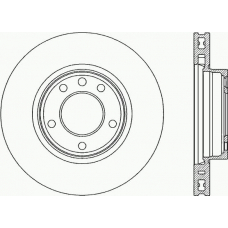 BDR2193.20 OPEN PARTS Тормозной диск