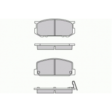12-0167-1 E.T.F. Комплект тормозных колодок, дисковый тормоз