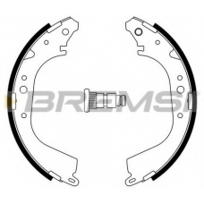 GF0555A BREMSI Комплект тормозных колодок