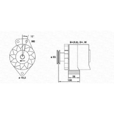 943356814010 MAGNETI MARELLI Генератор