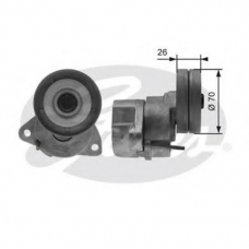 T38154 GATES Натяжной ролик, поликлиновой  ремень