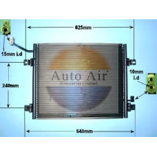 16-2047 AUTO AIR GLOUCESTER Конденсатор, кондиционер