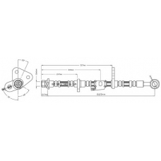VBJ215 MOTAQUIP Тормозной шланг