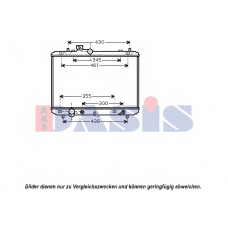 320039N AKS DASIS Радиатор, охлаждение двигателя