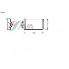 FTA6273 AVA Теплообменник, отопление салона