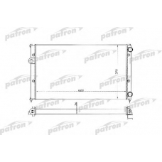 PRS3369 PATRON Радиатор, охлаждение двигателя