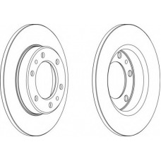 DDF444-1 FERODO Тормозной диск
