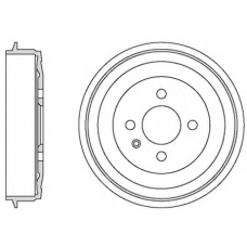 VBD632 MOTAQUIP Тормозной барабан