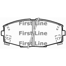 FBP1272 FIRST LINE Комплект тормозных колодок, дисковый тормоз