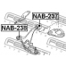 NAB-238 FEBEST Подвеска, рычаг независимой подвески колеса