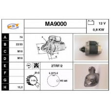 MA9000 SNRA Стартер