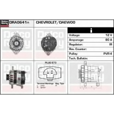 DRA0641N DELCO REMY Генератор