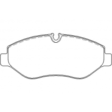 P 50 085 BREMBO Комплект тормозных колодок, дисковый тормоз