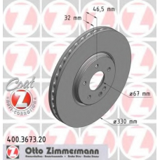 400.3673.20 ZIMMERMANN Тормозной диск