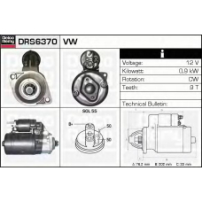 DRS6370 DELCO REMY Стартер