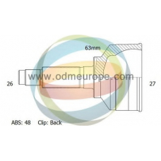 12-090260 ODM-MULTIPARTS Шарнирный комплект, приводной вал