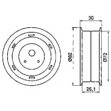 VKM 11020 SKF Натяжной ролик, ремень грм