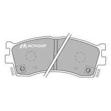 LVXL1056 MOTAQUIP Комплект тормозных колодок, дисковый тормоз