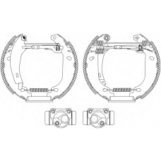 8DB 355 003-871 HELLA Комплект тормозных колодок