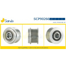 SCP90266.0 SANDO Ременный шкив, генератор