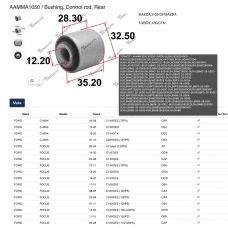 AAMMA1050 Tenacity Сайлентблок