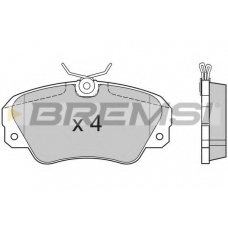 BP2514 BREMSI Комплект тормозных колодок, дисковый тормоз