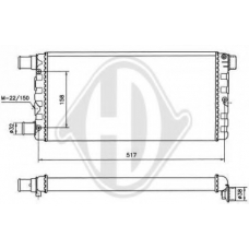 8109186 DIEDERICHS Радиатор, охлаждение двигателя