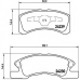 P 16 011 BREMBO Комплект тормозных колодок, дисковый тормоз